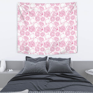 Sketch Guava Pattern Wall Tapestry