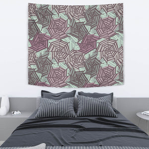 Spider Web Cobweb Design Color Pattern Wall Tapestry
