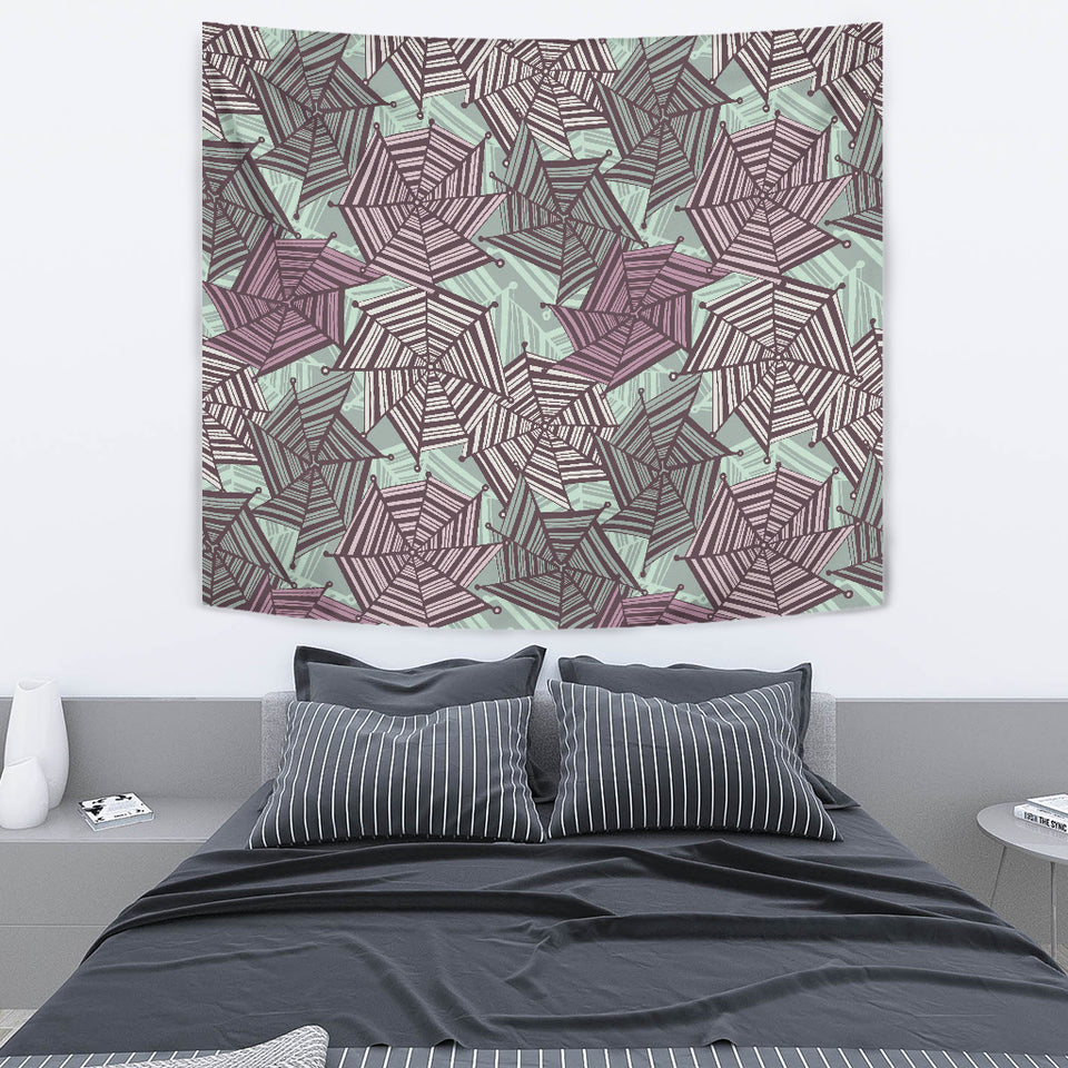 Spider Web Cobweb Design Color Pattern Wall Tapestry