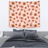 Papaya Leaves Pattern Wall Tapestry