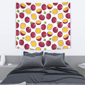 Passion Fruit Design Pattern Wall Tapestry