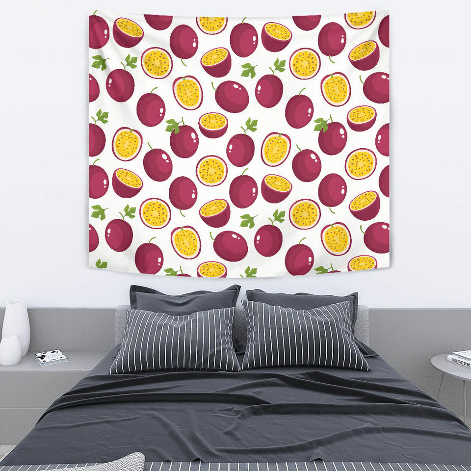 Passion Fruit Design Pattern Wall Tapestry