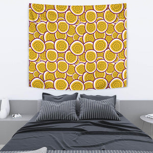 Passion Fruits Slice Pattern Wall Tapestry