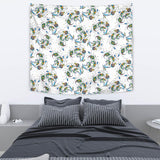 Peacock Feather Pattern Wall Tapestry