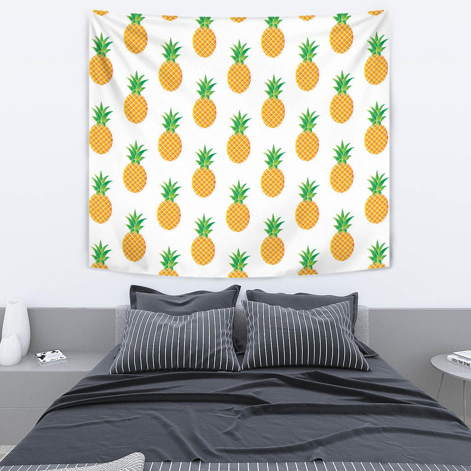 Pineapples Pattern Wall Tapestry