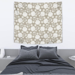 Scallop Shell Pattern Wall Tapestry