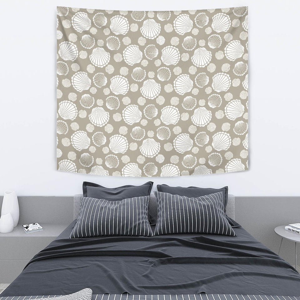 Scallop Shell Pattern Wall Tapestry