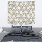 Scallop Shell Pattern Wall Tapestry