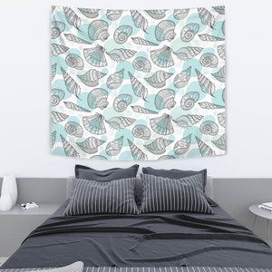 Shell Polynesian Tribal  Wall Tapestry