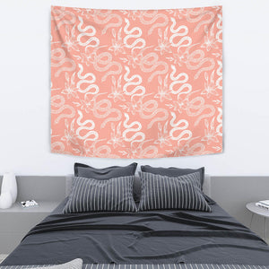Snake Lilies Flower Pattern Wall Tapestry