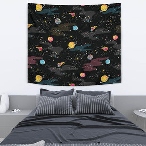 Space Pattern Wall Tapestry
