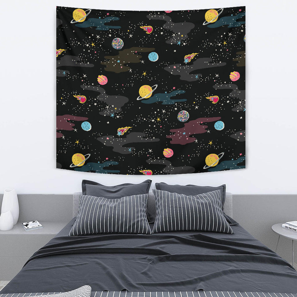 Space Pattern Wall Tapestry
