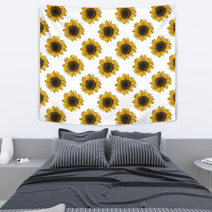 Sunflowers Design Pattern Wall Tapestry