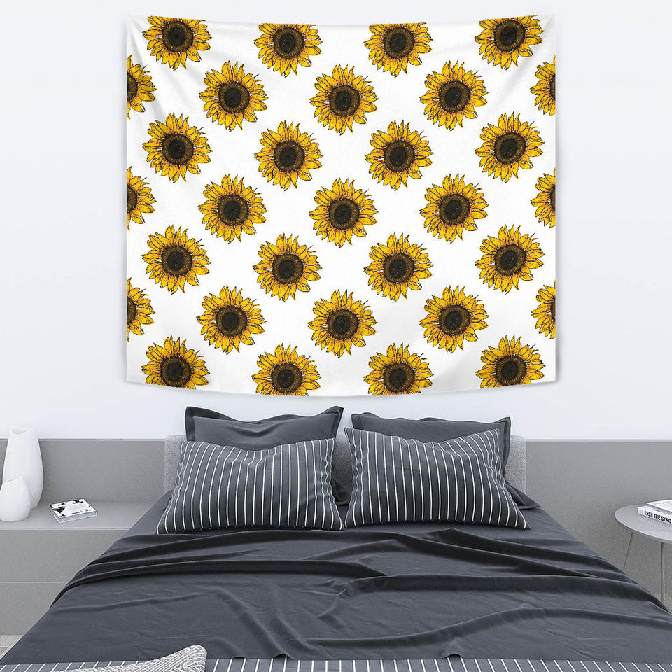 Sunflowers Design Pattern Wall Tapestry