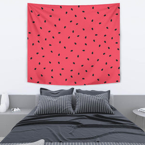 Watermelon Texture Background Wall Tapestry