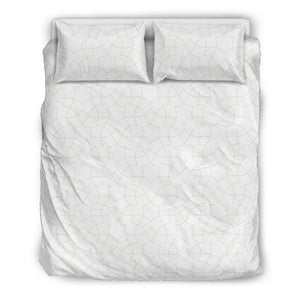 Arabic White Pattern  Bedding Set