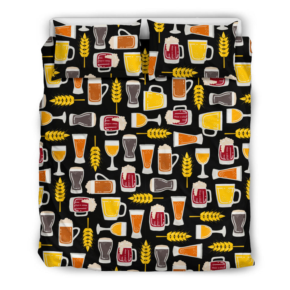 Beer Type Pattern  Bedding Set