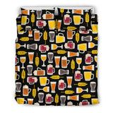 Beer Type Pattern  Bedding Set