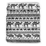 Camel Polynesian Tribal Pattern  Bedding Set