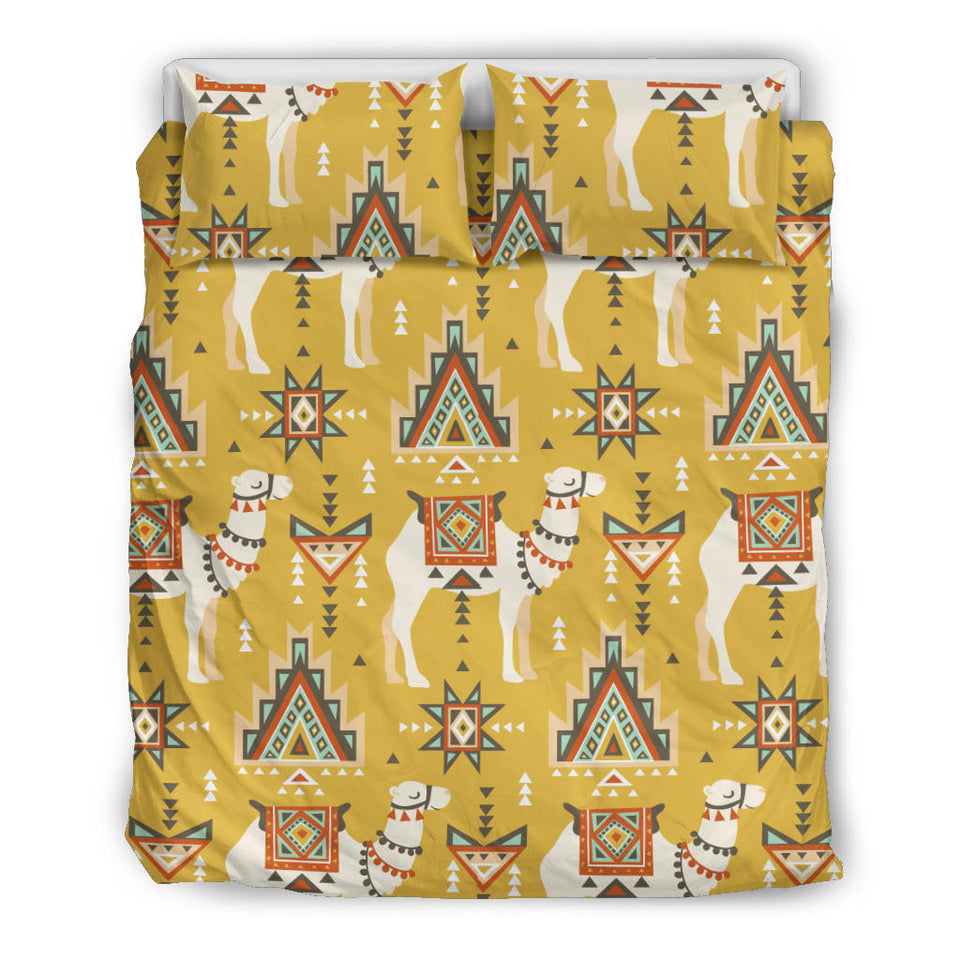 Camels Ethnic Motif Pattern  Bedding Set