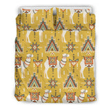 Camels Ethnic Motif Pattern  Bedding Set