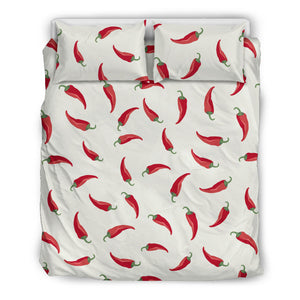 Chili Peppers Pattern  Bedding Set