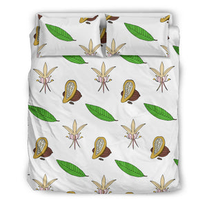 Color Hand Drawn Cocoa Pattern  Bedding Set