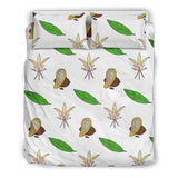 Color Hand Drawn Cocoa Pattern  Bedding Set