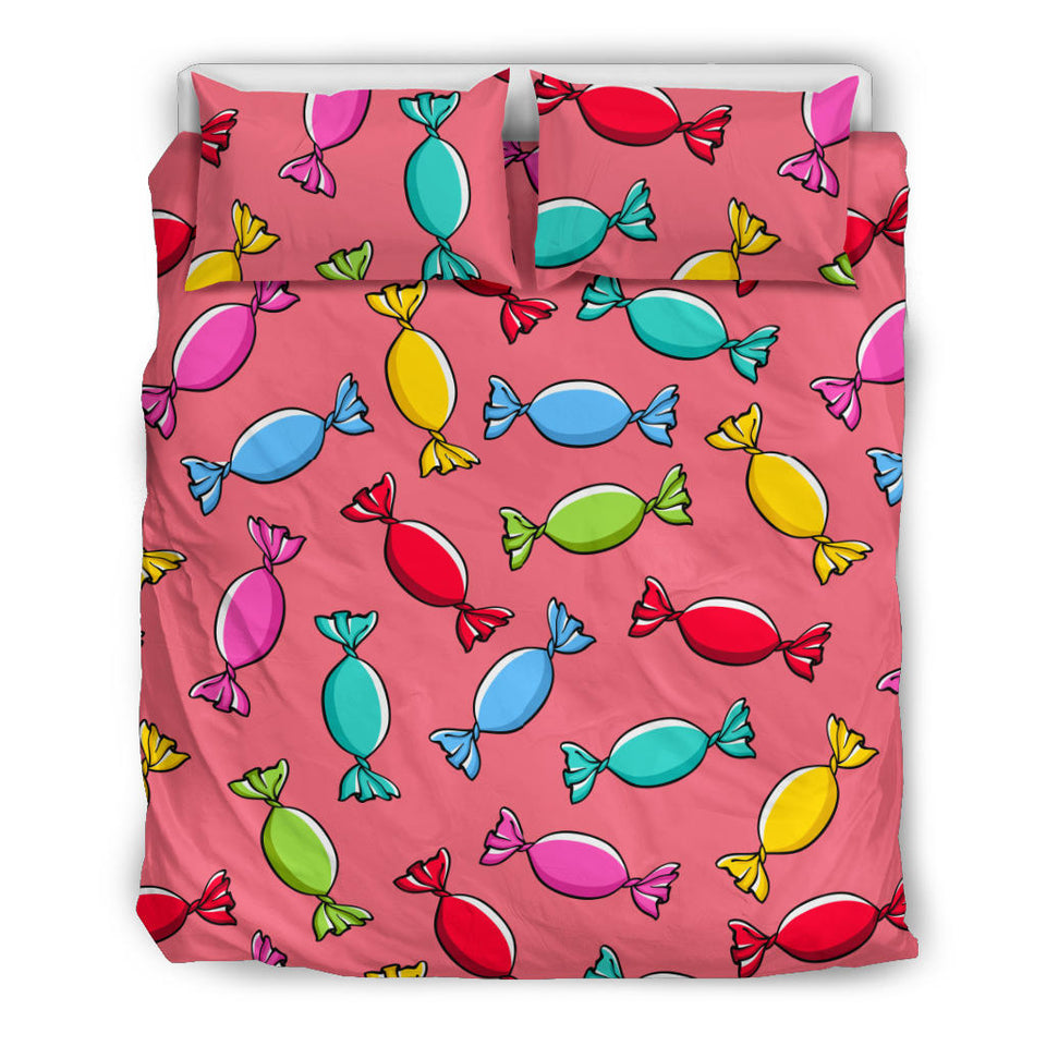 Colorful Wrapped Candy Pattern  Bedding Set