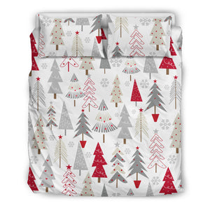 Cute Christmas Tree Pattern  Bedding Set