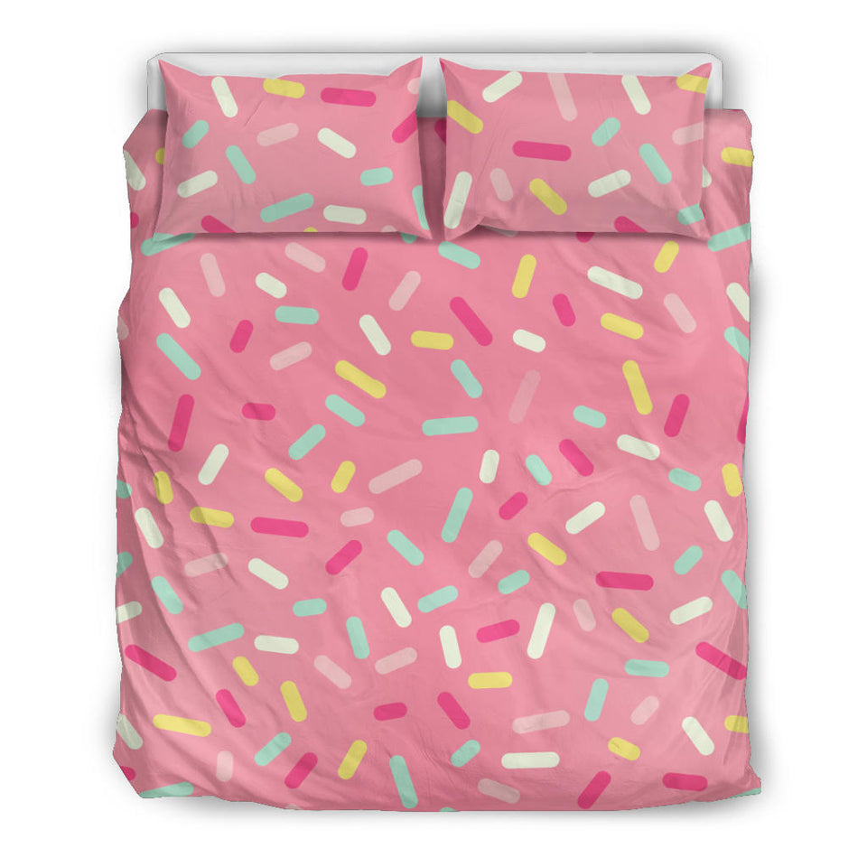 Pink Donut Glaze Candy Pattern  Bedding Set