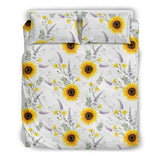 Beautiful Sunflowers Pattern Bedding Set