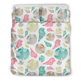 Colorful Shell Pattern Bedding Set