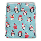 Cute Penguin Christmas  Design Pattern Bedding Set