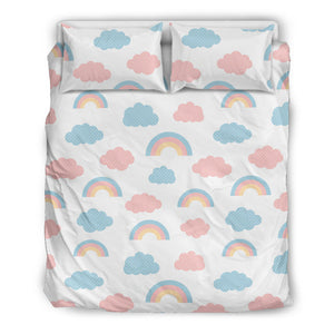 Cute Rainbow Clound Pattern Bedding Set