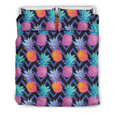 Pineapples Pattern Zigzag Background Bedding Set
