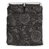 Pizza Pattern  Bedding Set