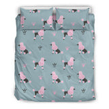 Poodle Dog Pattern Bedding Set