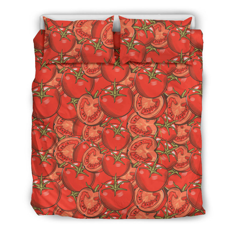 Red Tomato Pattern Bedding Set