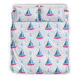 Sailboat Anchor Pattern Bedding Set