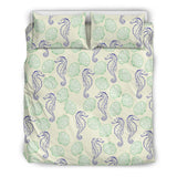 Seahorse Shell Pattern Bedding Set