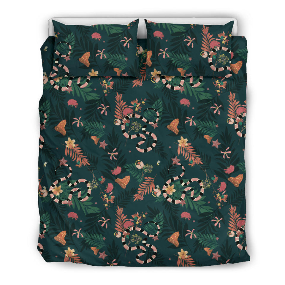 Snake Forest Pattern Bedding Set