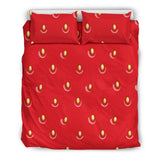 Strawberry Texture Skin Pattern Bedding Set.