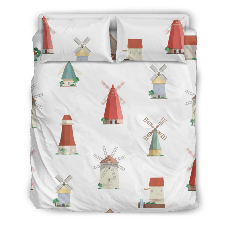 Windmill Design Pattern Bedding Set