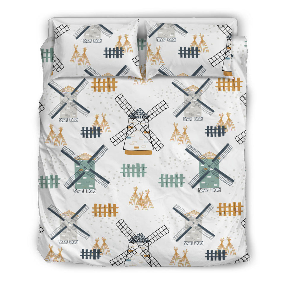 Windmill Pattern Bedding Set
