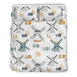 Windmill Pattern Bedding Set