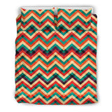 Zigzag  Chevron Colorful Pattern Bedding Set