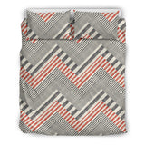Zigzag Chevron Striped Pattern Bedding Set