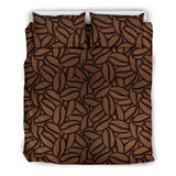 Coffee Bean Pattern Bedding Set