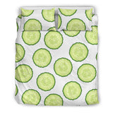 Cucumber Slices Pattern Bedding Set